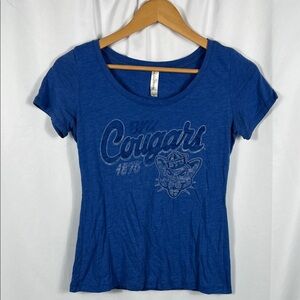 Live Love Ouray Women’s Blue Graphic Short Sleeve‎ Tee Medium BYU Cougars Utah